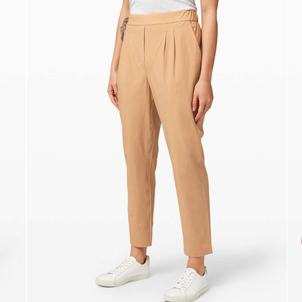 Lululemon Your True Trouser High Rise Pant Beech Wood Women's Size 8